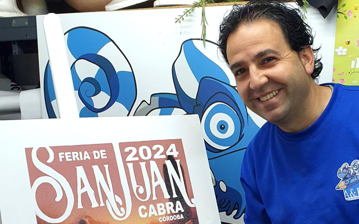 El onubense Chema Riquelme ilustrará la Feria de San Juan 2024 con un